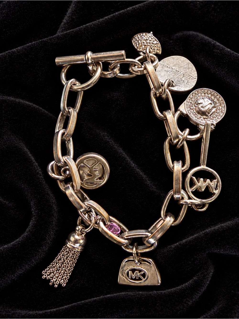 Michael Kors Charm Bracelet in Silver